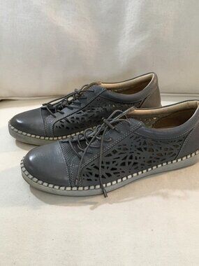 Biza Athena Leather Cut Out Women's Shoes